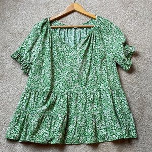 Beach lunch lounge adorable flowy top.